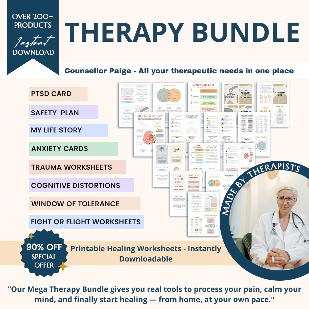 200+ Art Therapy worksheet Bundle